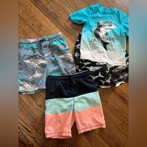 Boys swimsuit bundle 5T